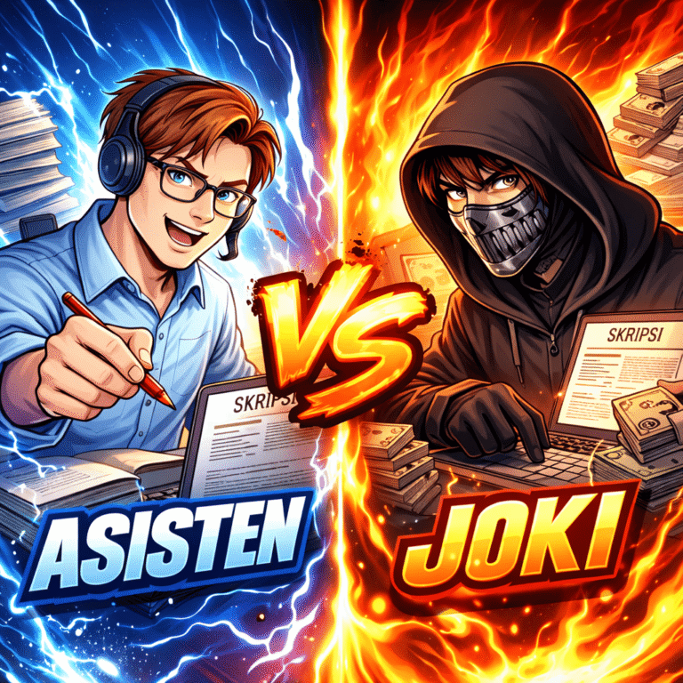 Asisten Skripsi VS Joki Skripsi Bimbingan skripsi online privet Bimbingan skripsi malang
