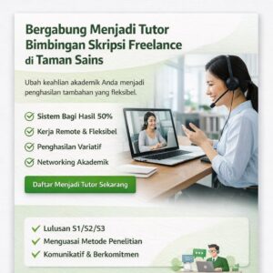 Lowongan Tutor Bimbingan Skripsi Freelance